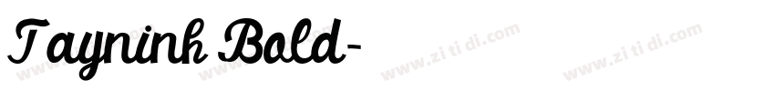 Tayninh Bold字体转换